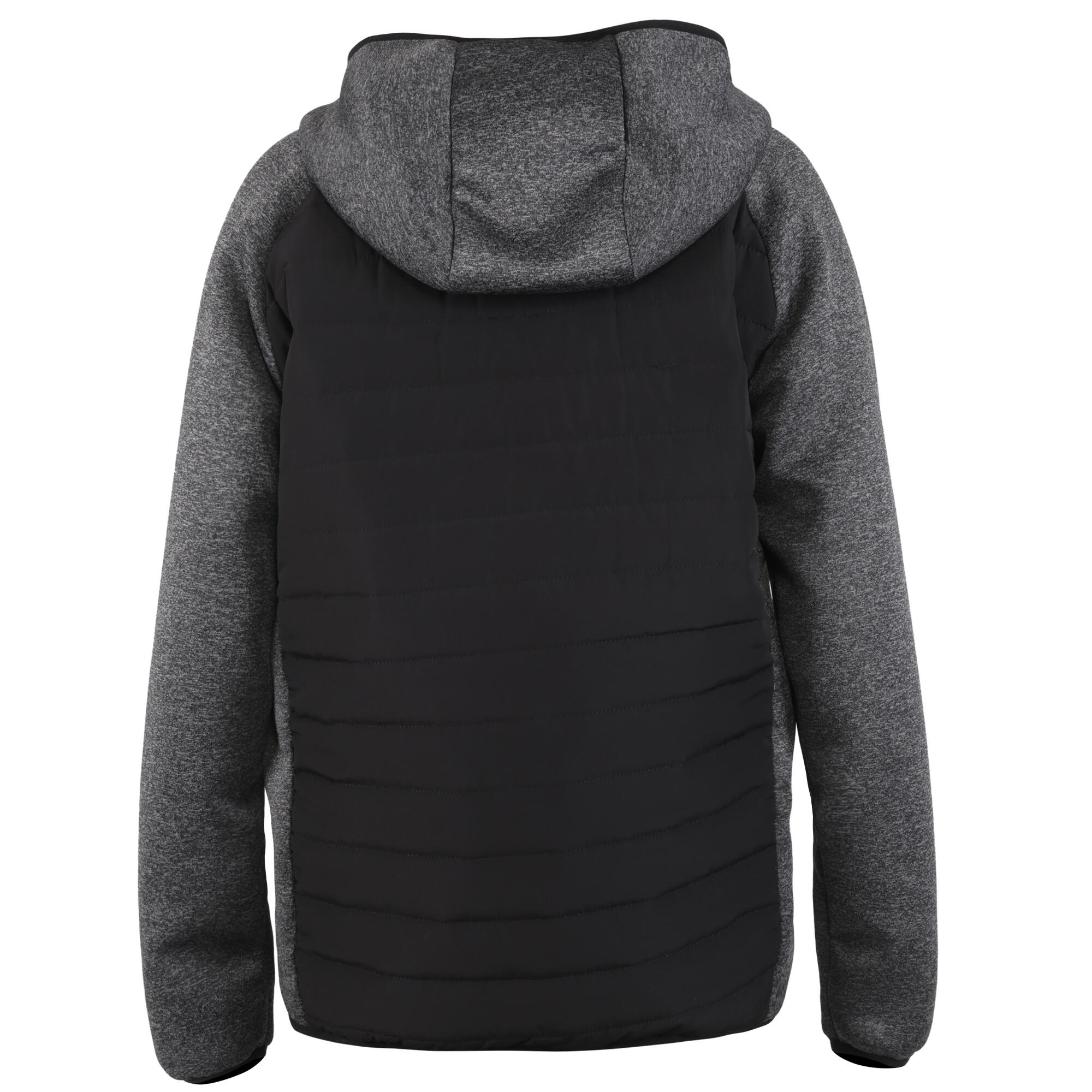 Mens D555 Highampton Kingsize Padded Jacket (Black/Charcoal) 3/3
