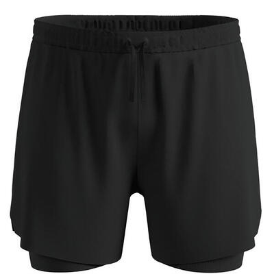 Odlo odlo 2-in-1 short zeroweight 5 inch sportbroek black m