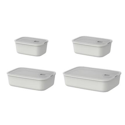 Mepal EasyClip Frischhaltdosen set 4 teilig - Nordic white