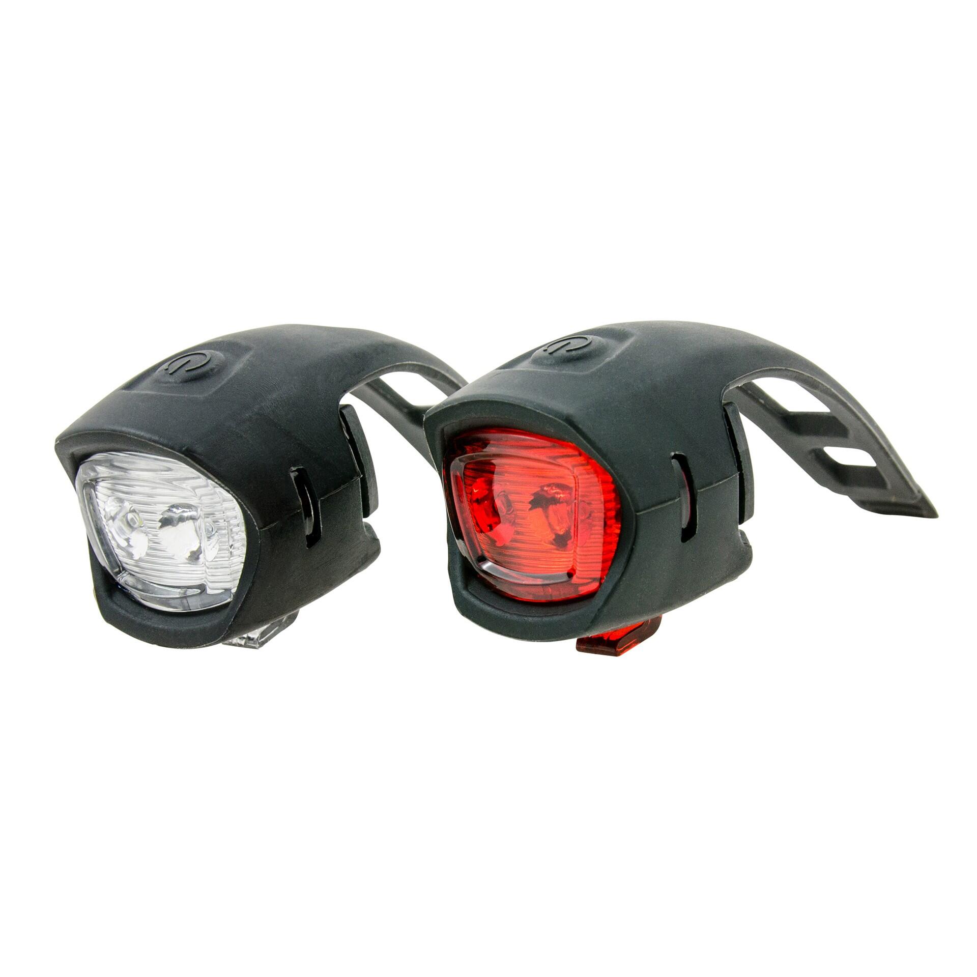 Zestaw lampek rowerowych SILI BLACK 3/3