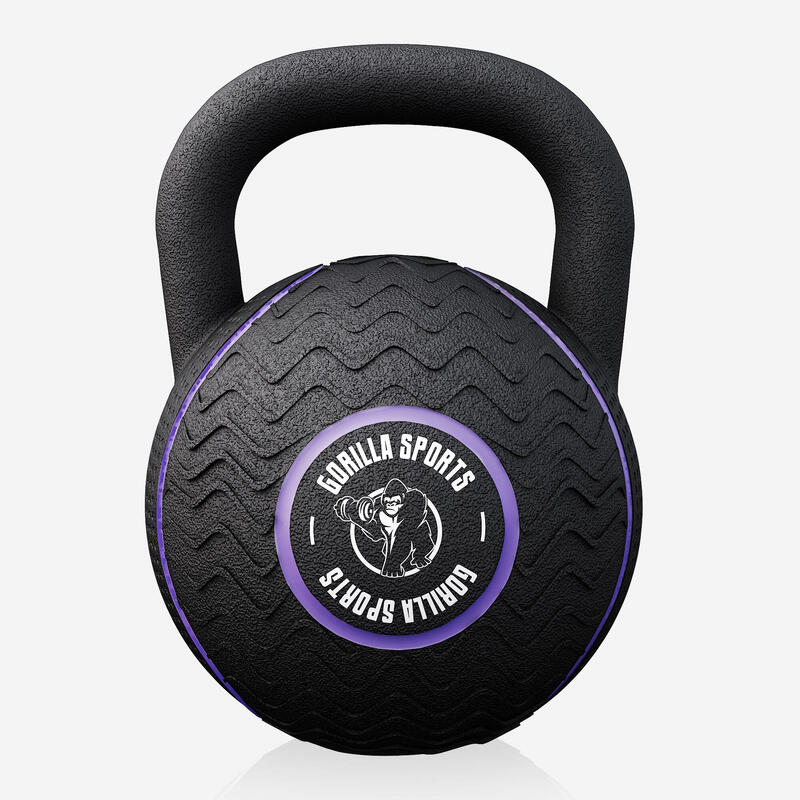Kettlebell cauciucat, 20 Kg