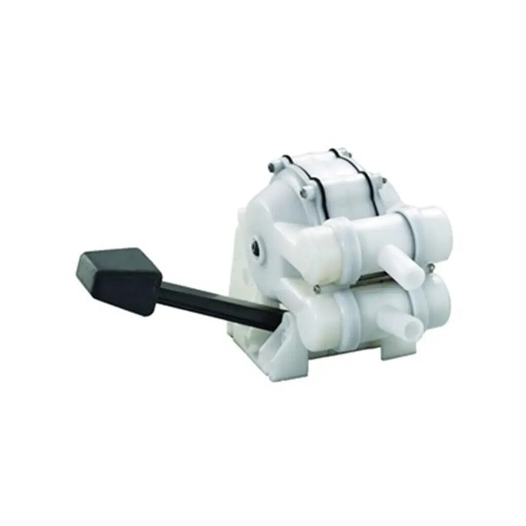 Double-acting foot pump