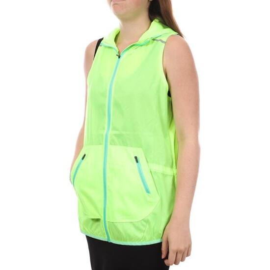 New Balance Damen Windbreaker Jacke Grün Neon – Windcheater