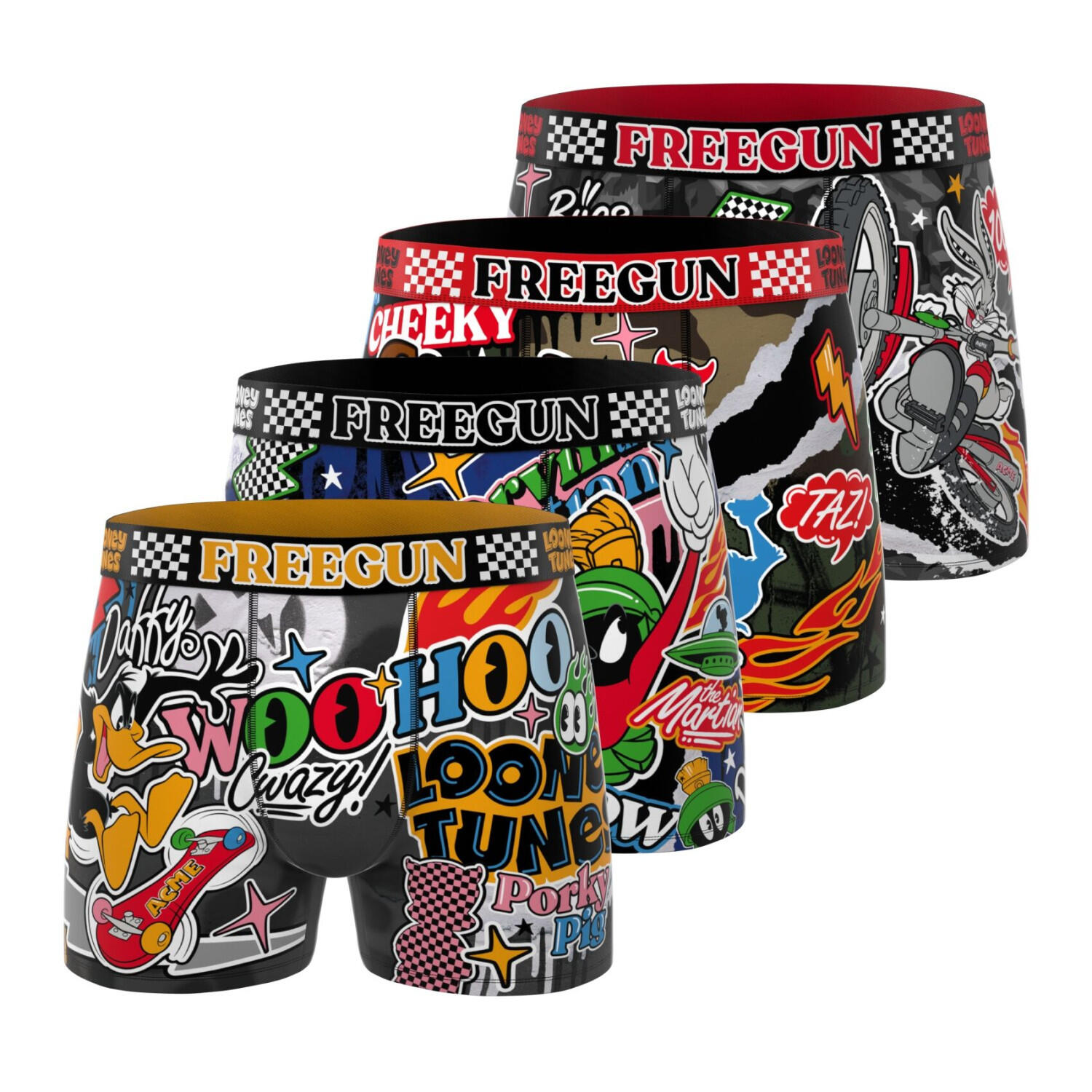 Lot de 4 boxers enfant Looney Tunes 1/5
