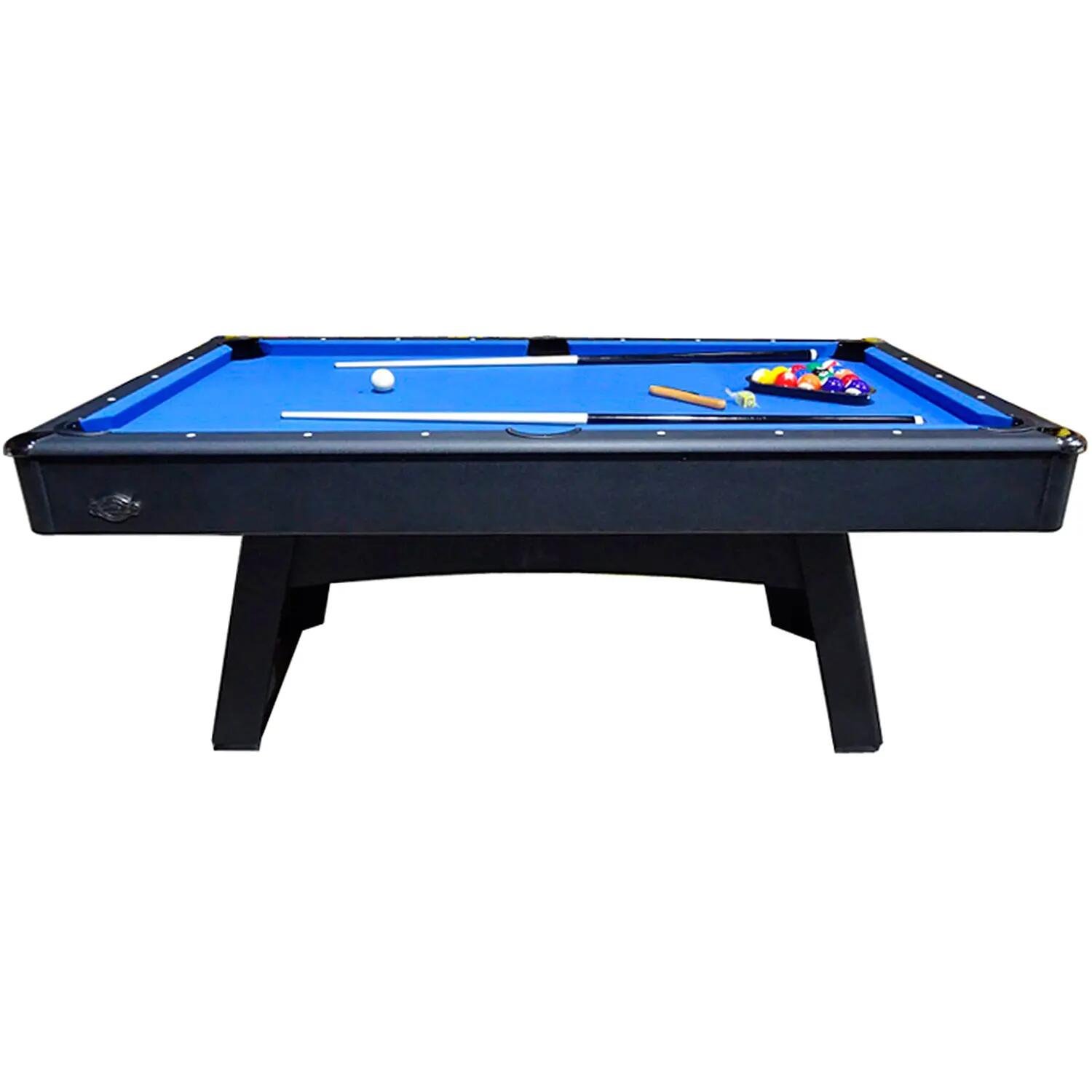 Hobby - Billard - Tisch - kompakt, modern - Hustler II - schwarz blau 2/3