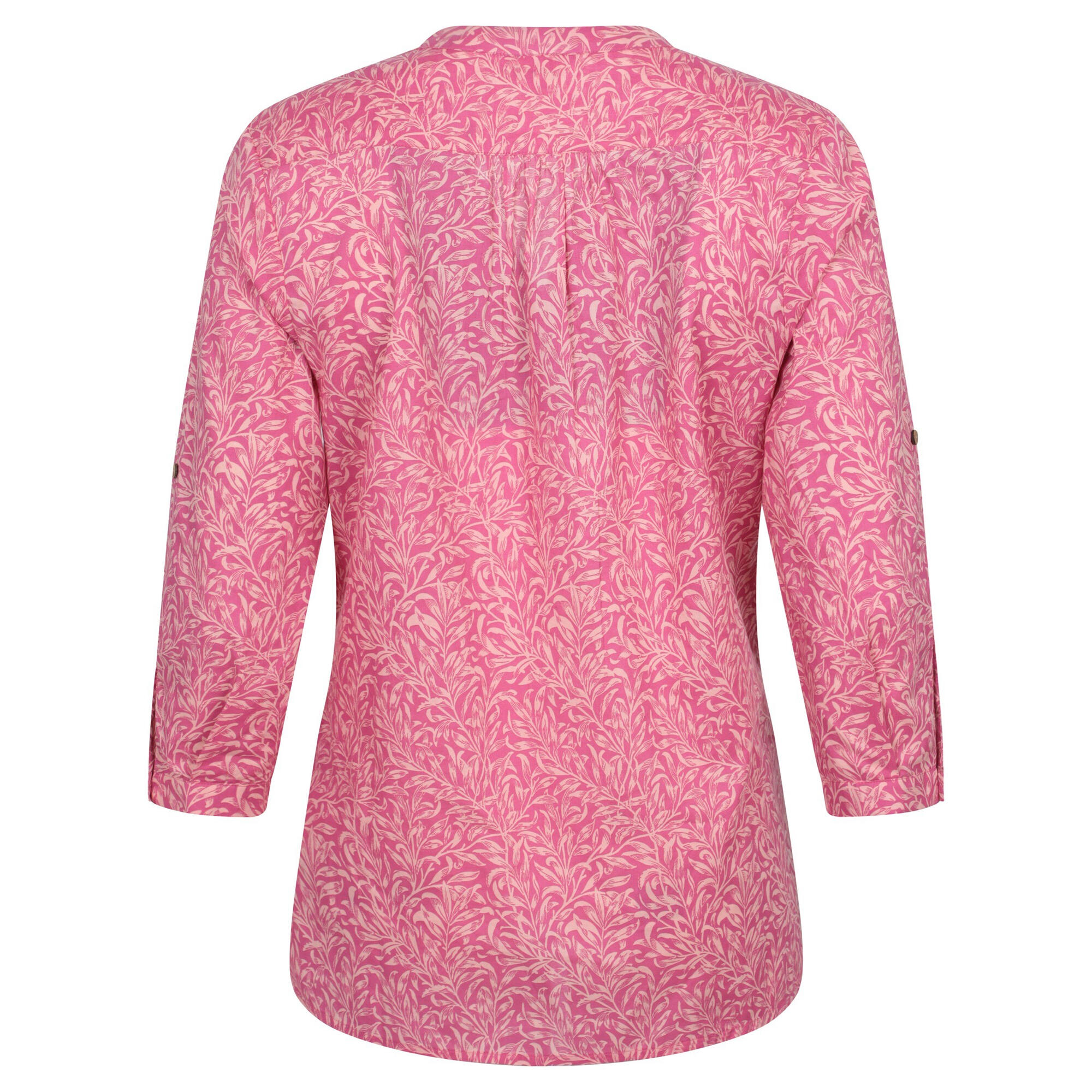 "Petra" Hemd für 34 Ärmel Damen Leuchtend Rosa 2/3