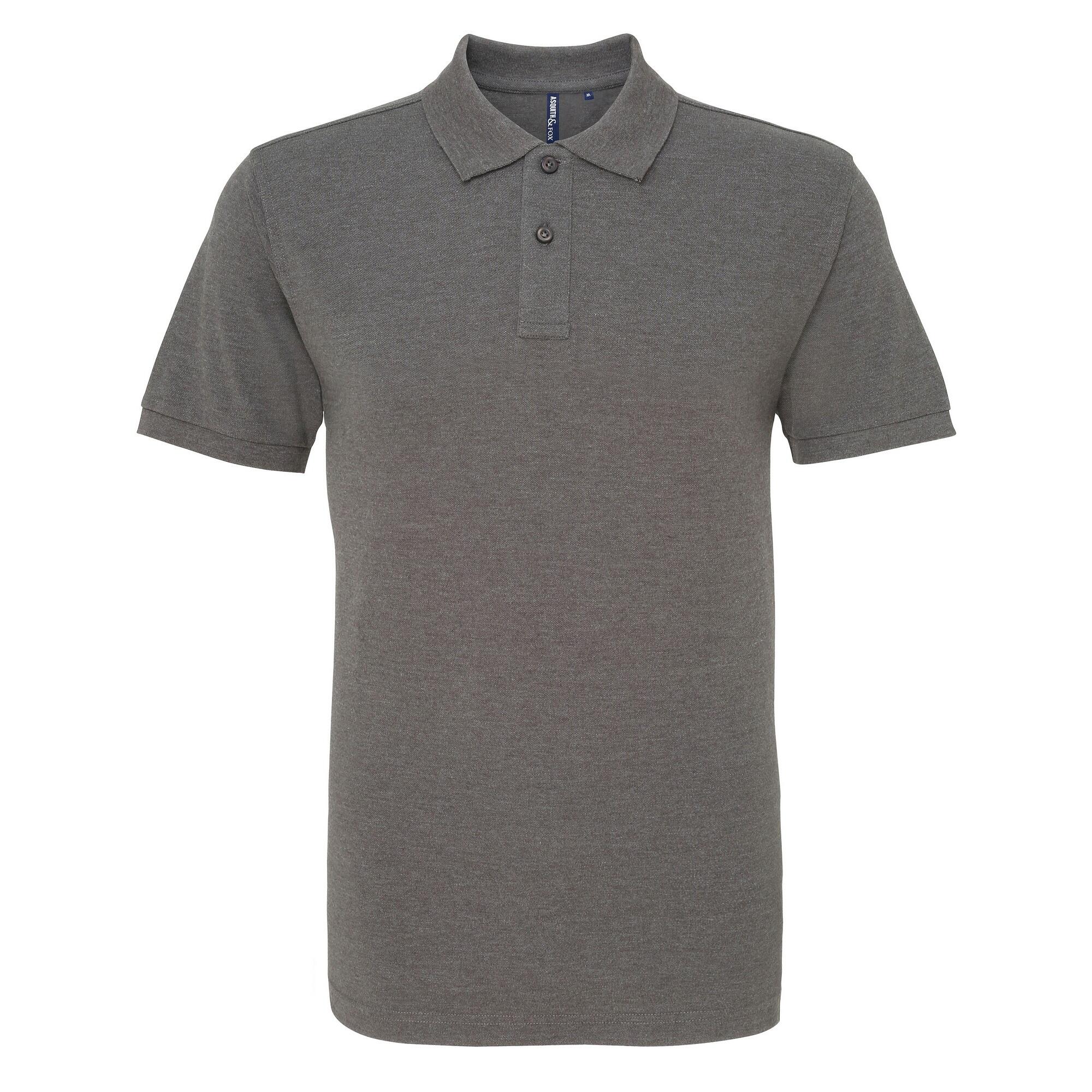 Polo A Manica Corta Uomo Asquith & Fox Carbone 2/5