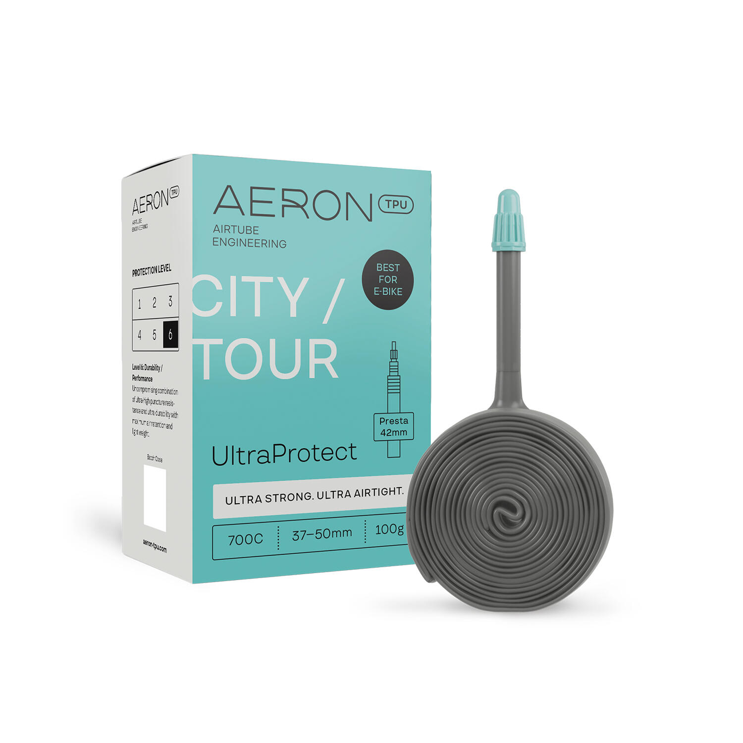 Dętka City-Tour UltraProtect - 37-50 mm - wentyl Presta 42 mm - 700c 6/6