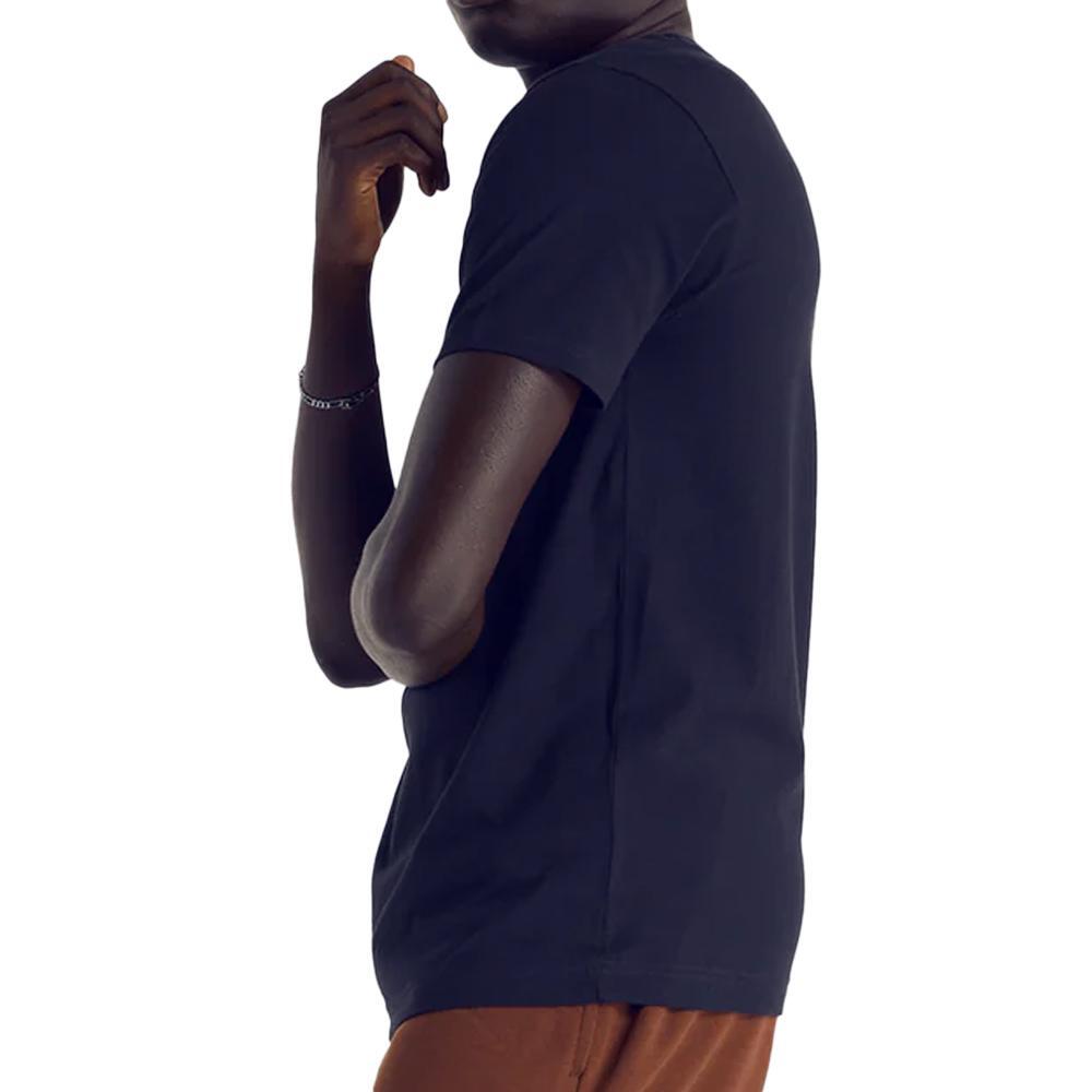 T-shirt Marine Homme New Balance Sport 2/3