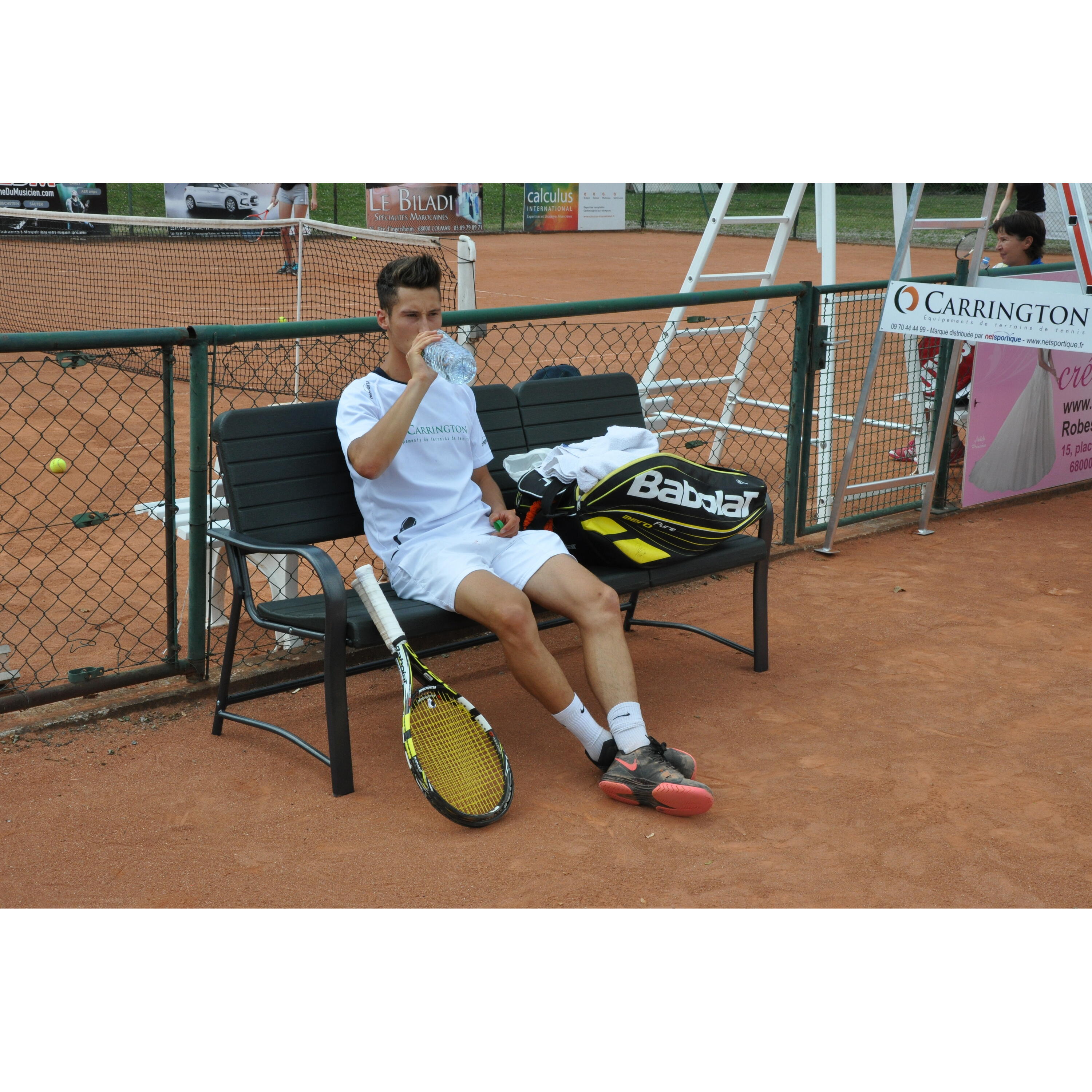 Banco para partidos de tenis - 1,60 m Carrington 4/7