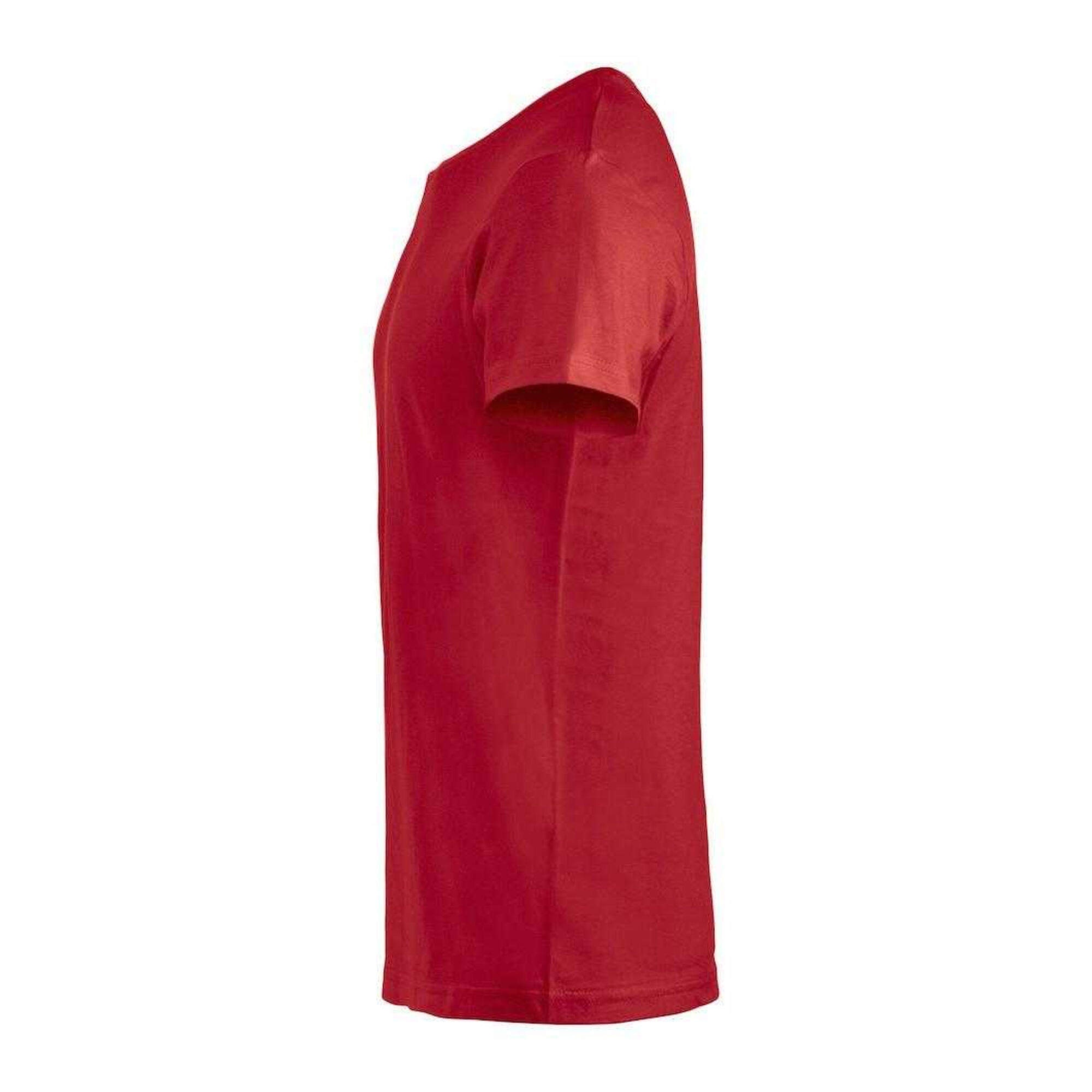 "Basic" TShirt für Herren Rot 3/3