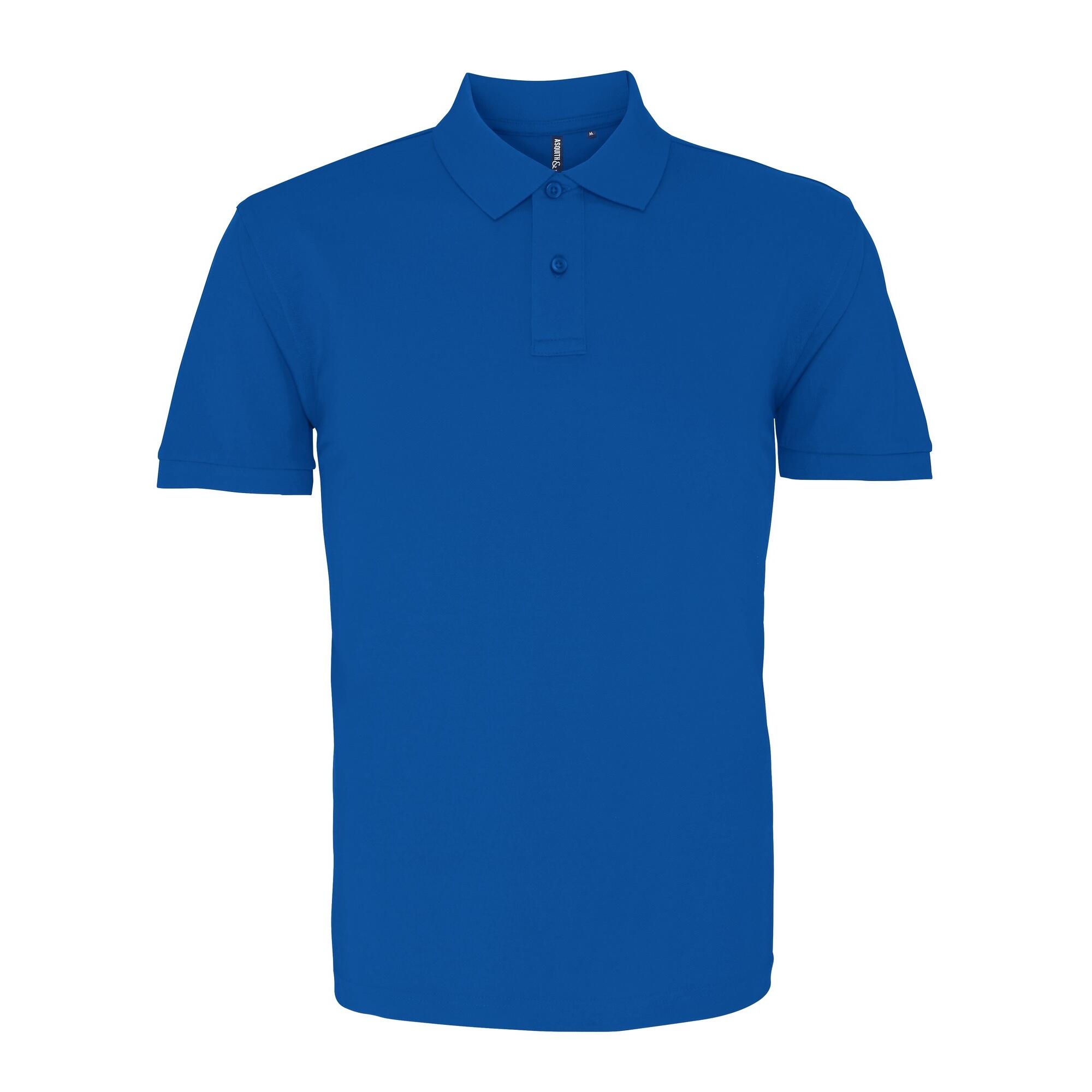 Polo A Manica Corta Uomo Asquith & Fox Blu Reale Acceso 2/3
