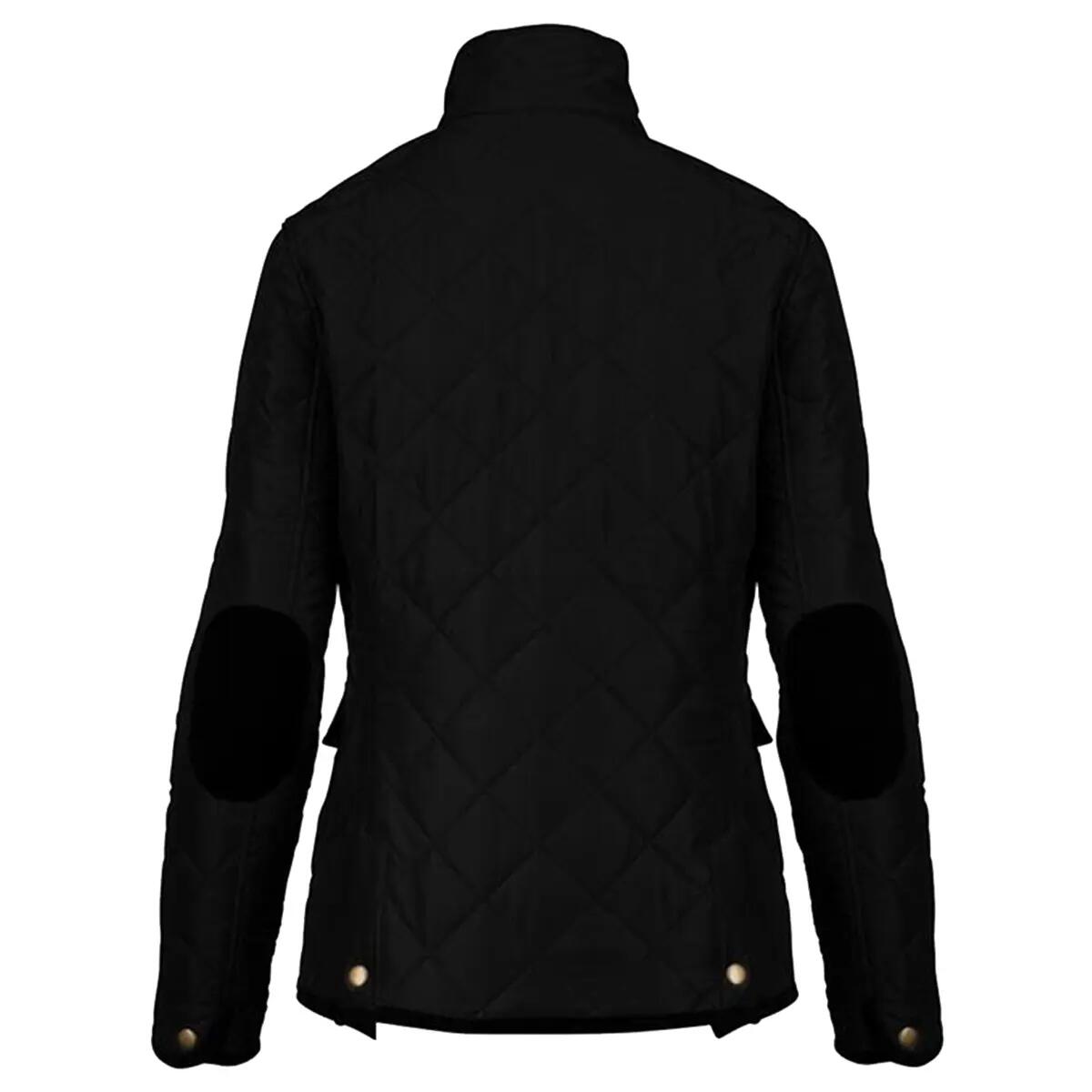 Steppjacke Damen Schwarz/Schwarz 2/2
