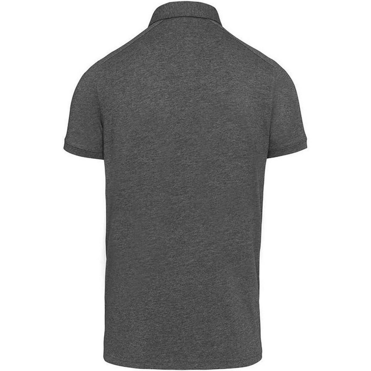 Poloshirt für Herren Grau meliert 2/2