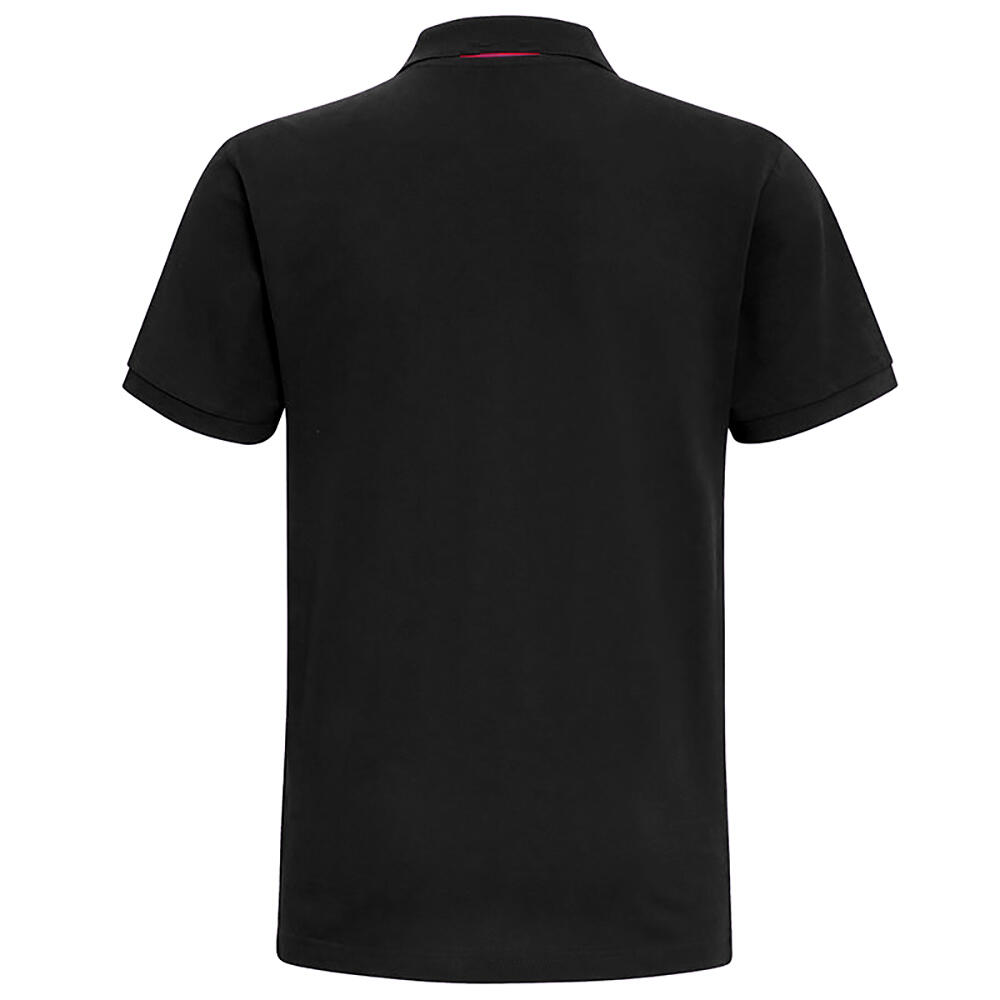 PoloShirt, kurzärmlig Herren Schwarz/Rot 2/3