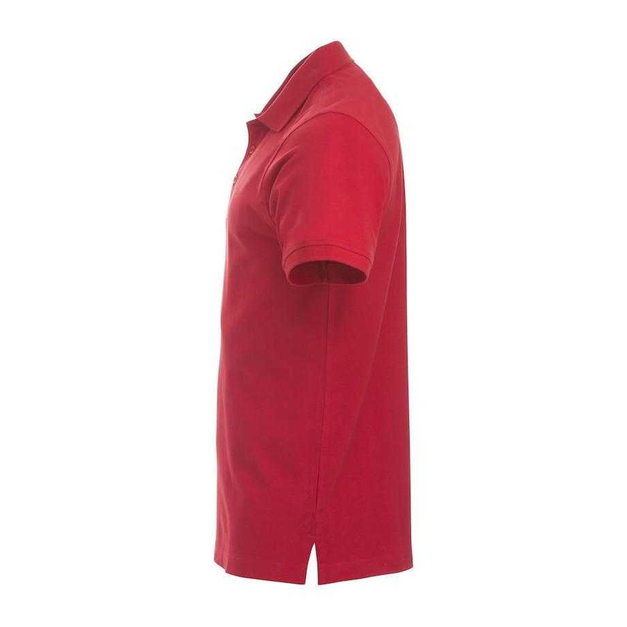 Classic Lincoln Maglietta Polo Uomo Clique Rosso 3/3