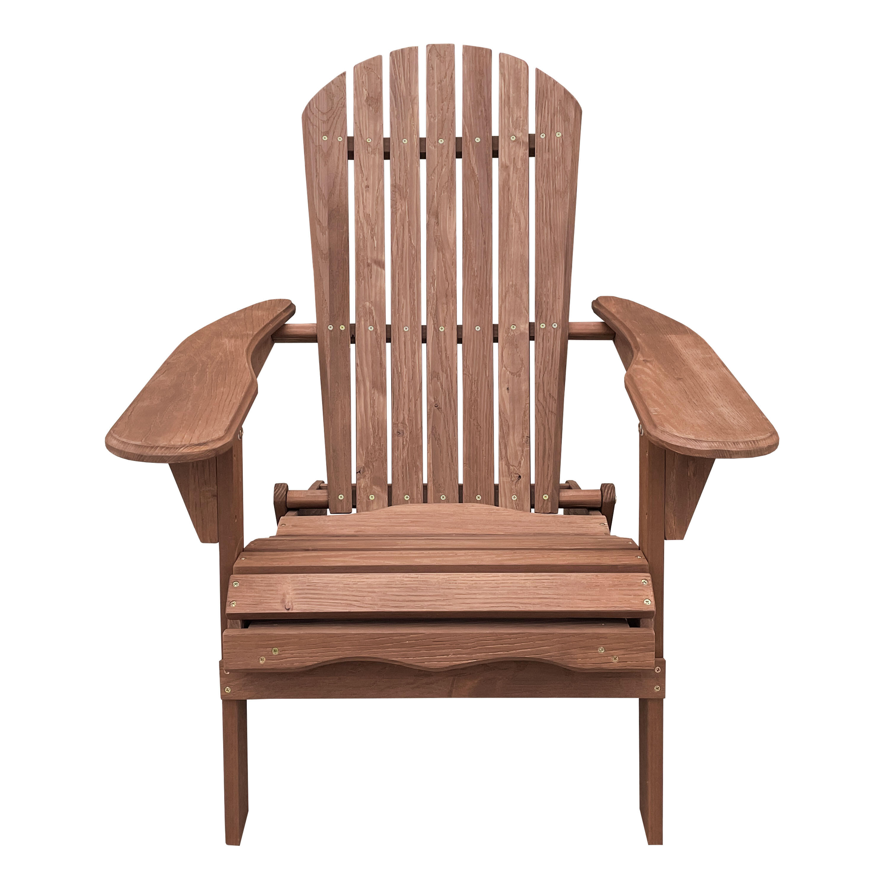 Sedia da campeggio Adirondack, Rosalie, legno, marrone 2/7