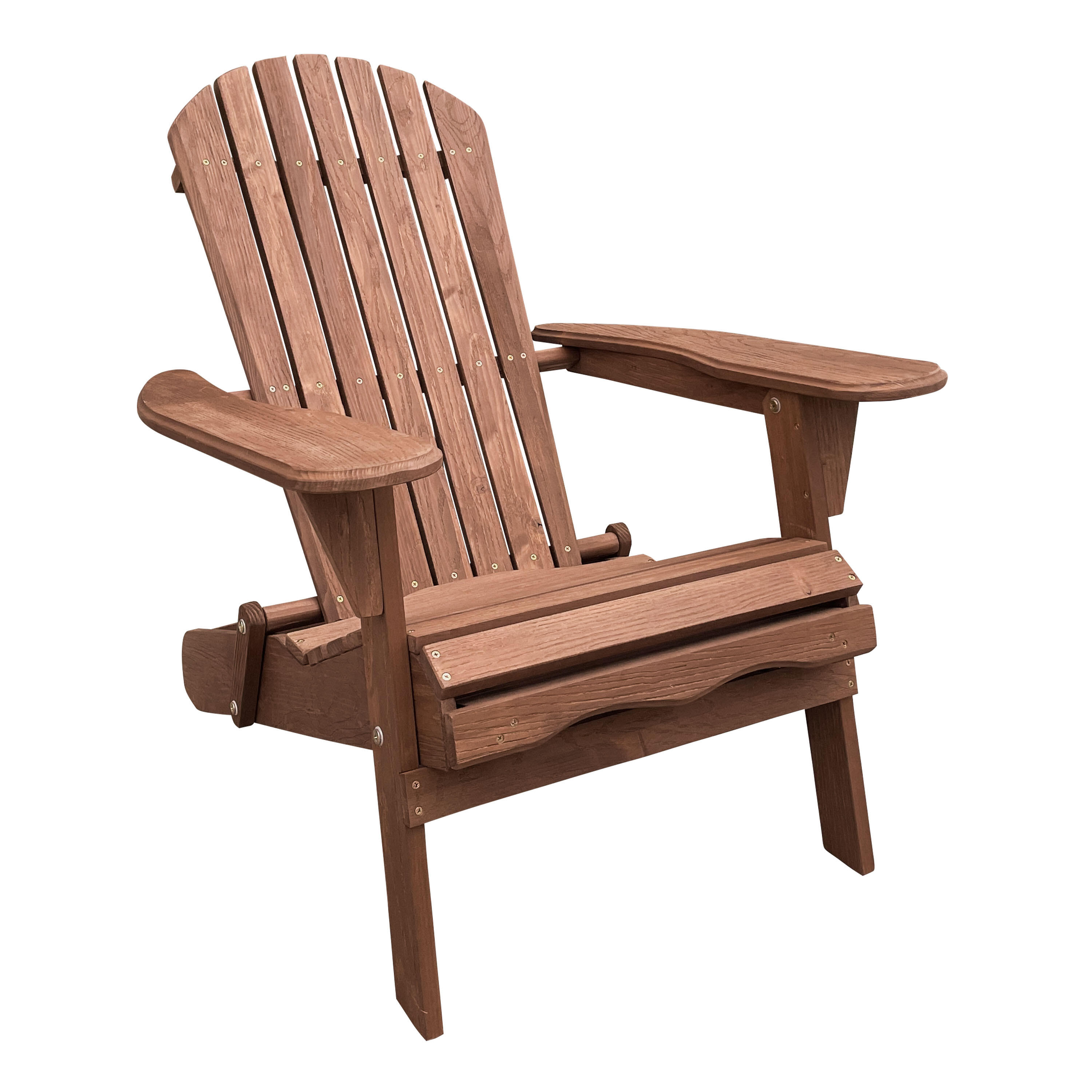 Sedia da campeggio Adirondack, Rosalie, legno, marrone 5/7