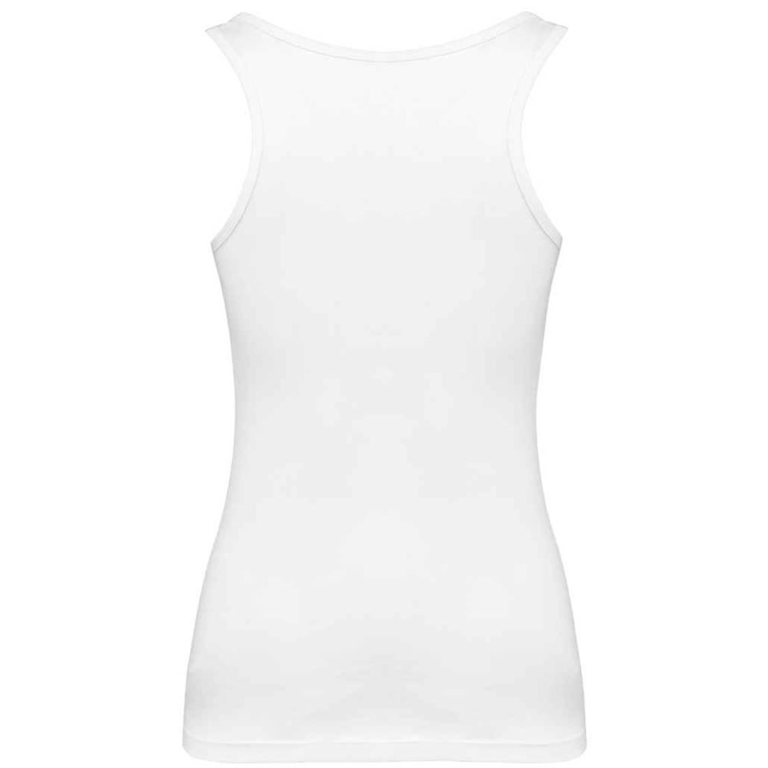 Ärmelloses Oberteil für Damen Weiß 2/3