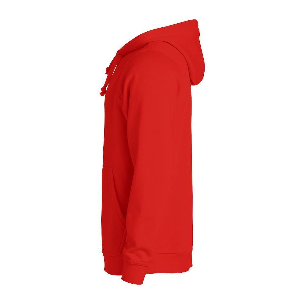 Sweat À Capuche BASIC Adulte (Rouge) 3/4
