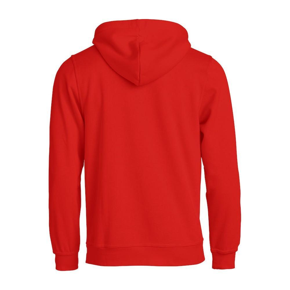Sweat À Capuche BASIC Adulte (Rouge) 2/4