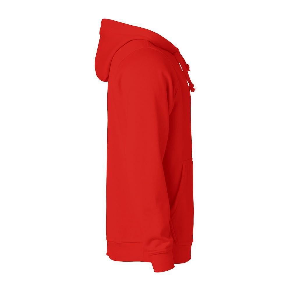 Sweat À Capuche BASIC Adulte (Rouge) 4/4