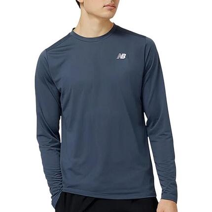 T-shirt Manches Longues Marine Homme New Balance Core