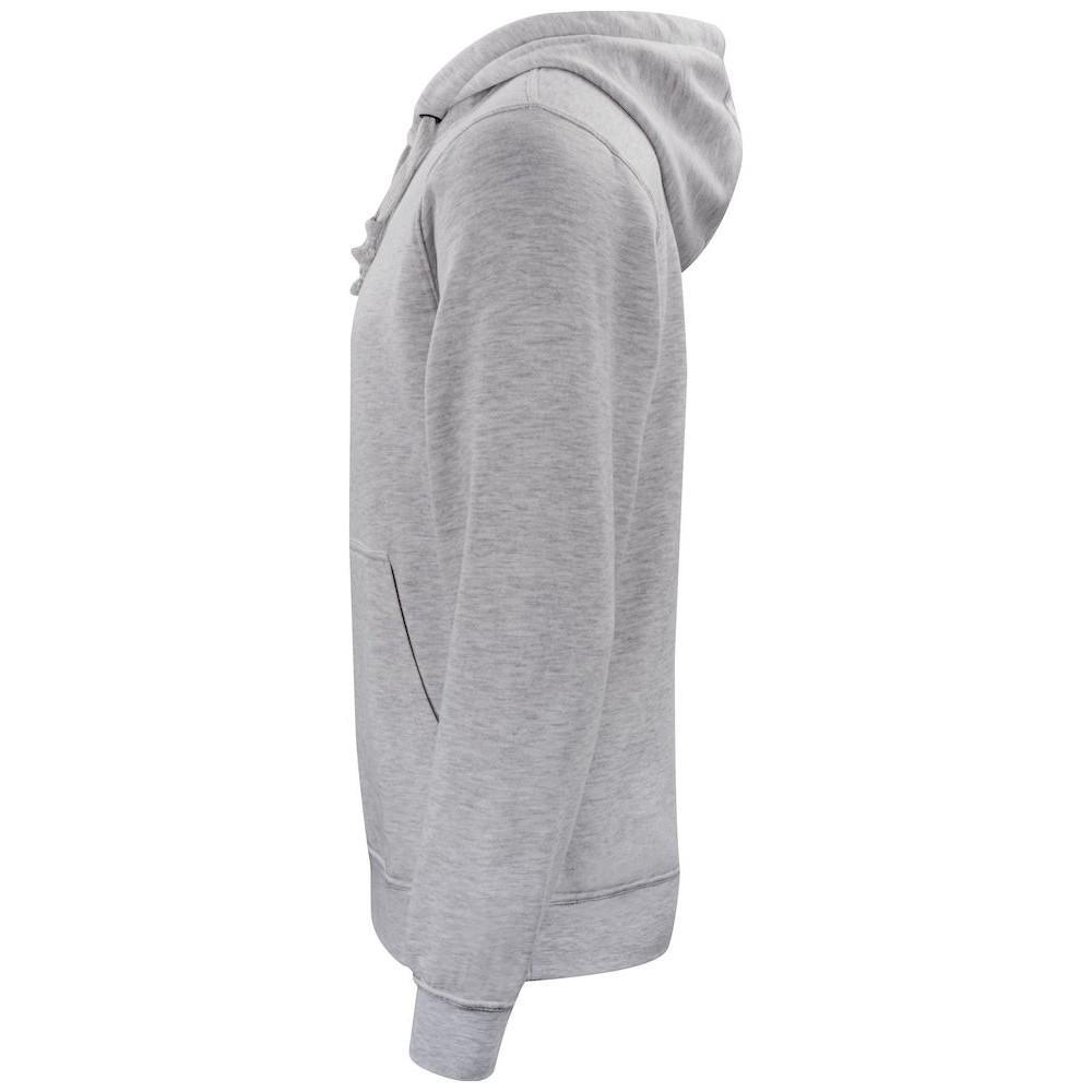 Sweat À Capuche BASIC Adulte (Gris Chiné) 3/4
