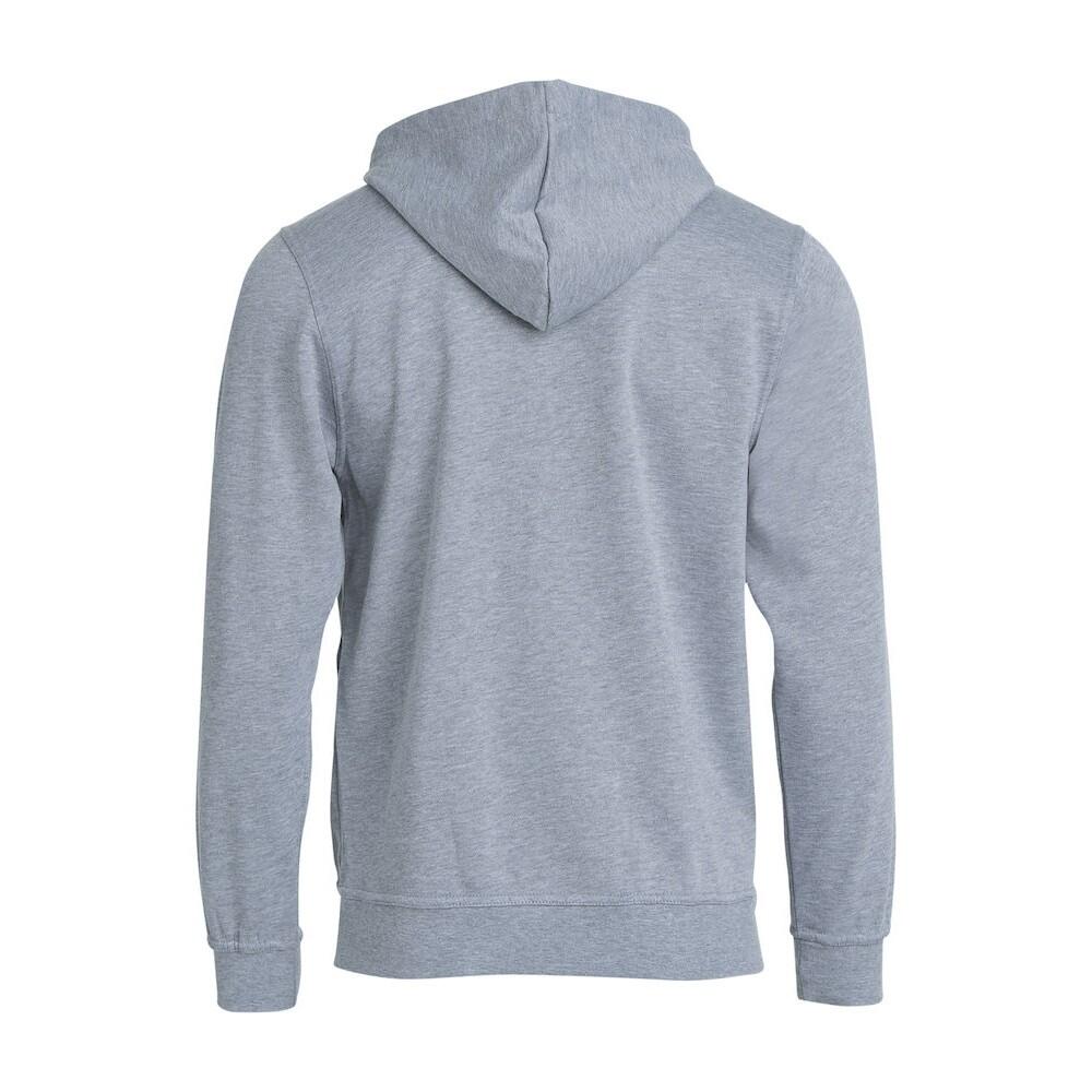 "Basic" Kapuzenpullover für Kinder Grau meliert 2/4