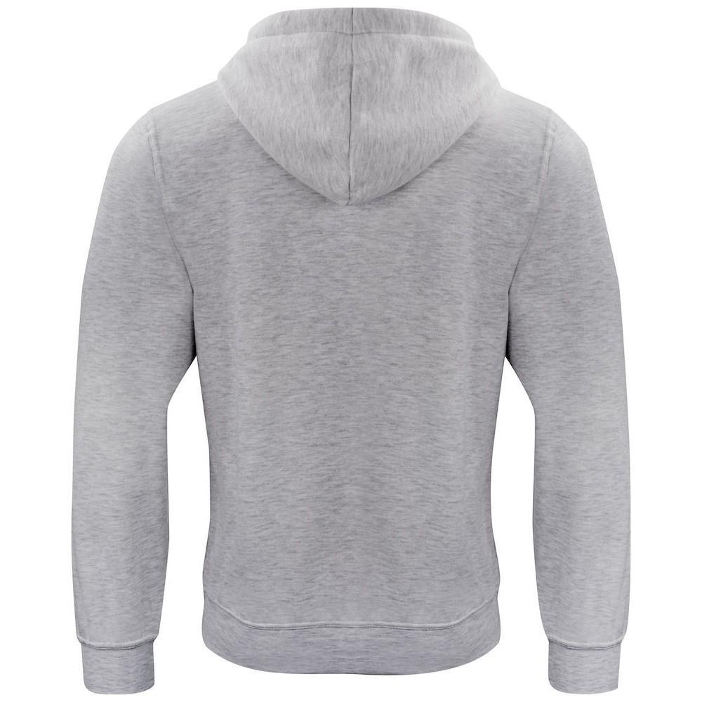 Sweat À Capuche BASIC Adulte (Gris Chiné) 2/4