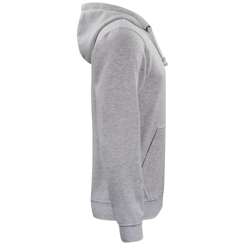 Sweat À Capuche BASIC Adulte (Gris Chiné) 4/4