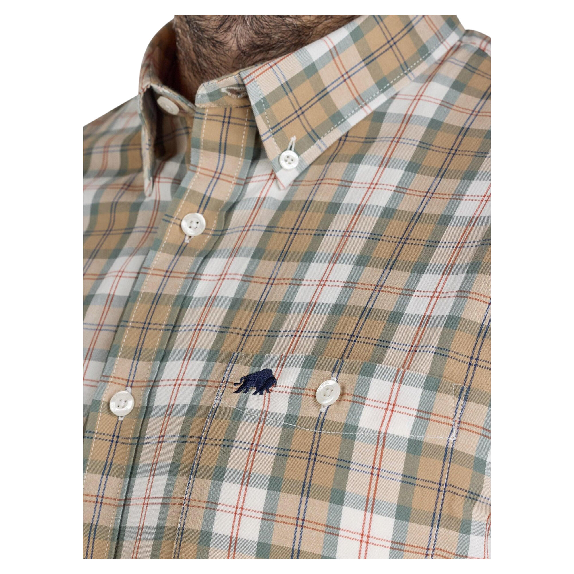 "Suffolk" Hemd für , Twill, Langärmlig Herren Hellbraun 3/4
