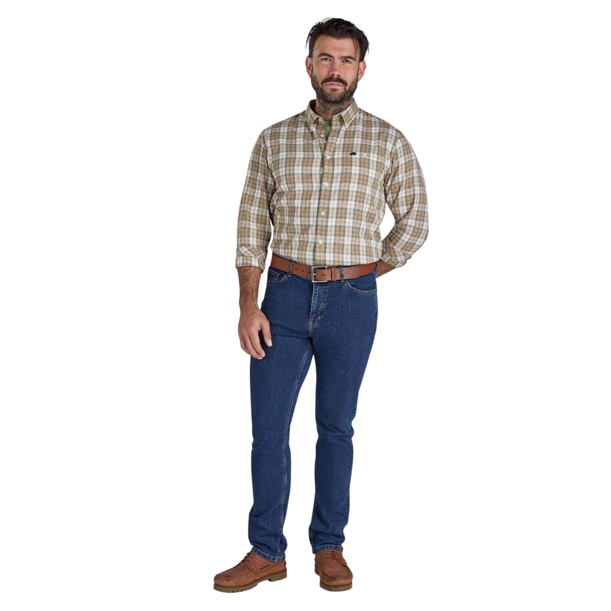 "Suffolk" Hemd für , Twill, Langärmlig Herren Hellbraun 4/4
