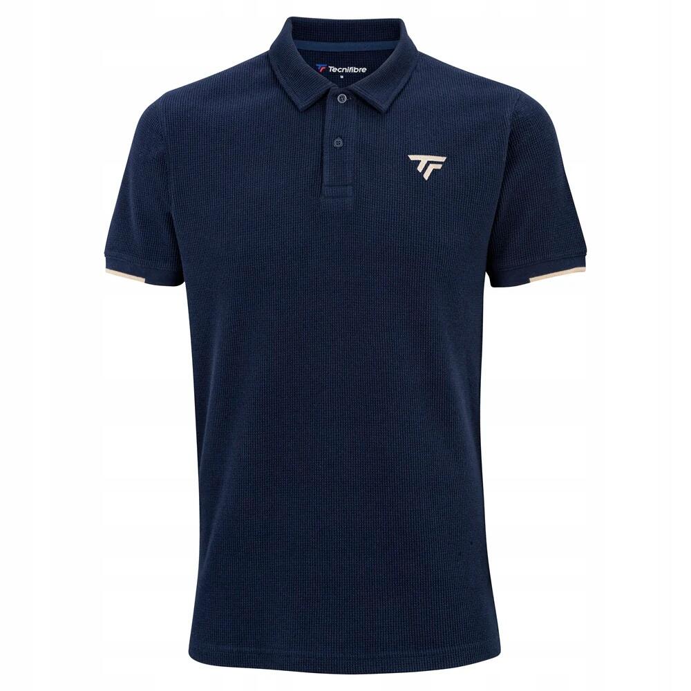Męska koszulka polo tenisowa Tecnifibre Waffle Polo