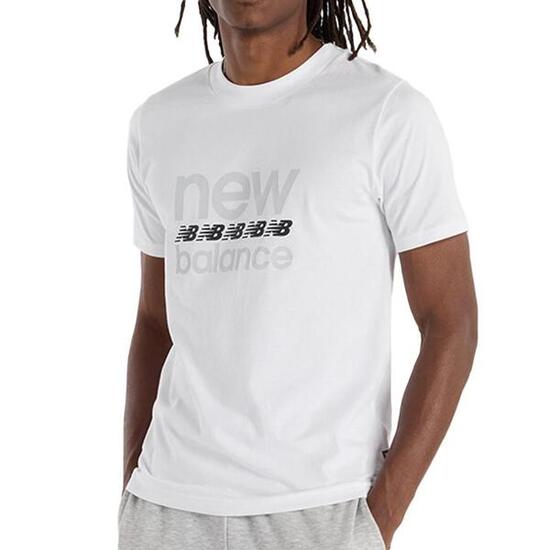 T-Shirt Blanc Homme New Balance Sport Essentials