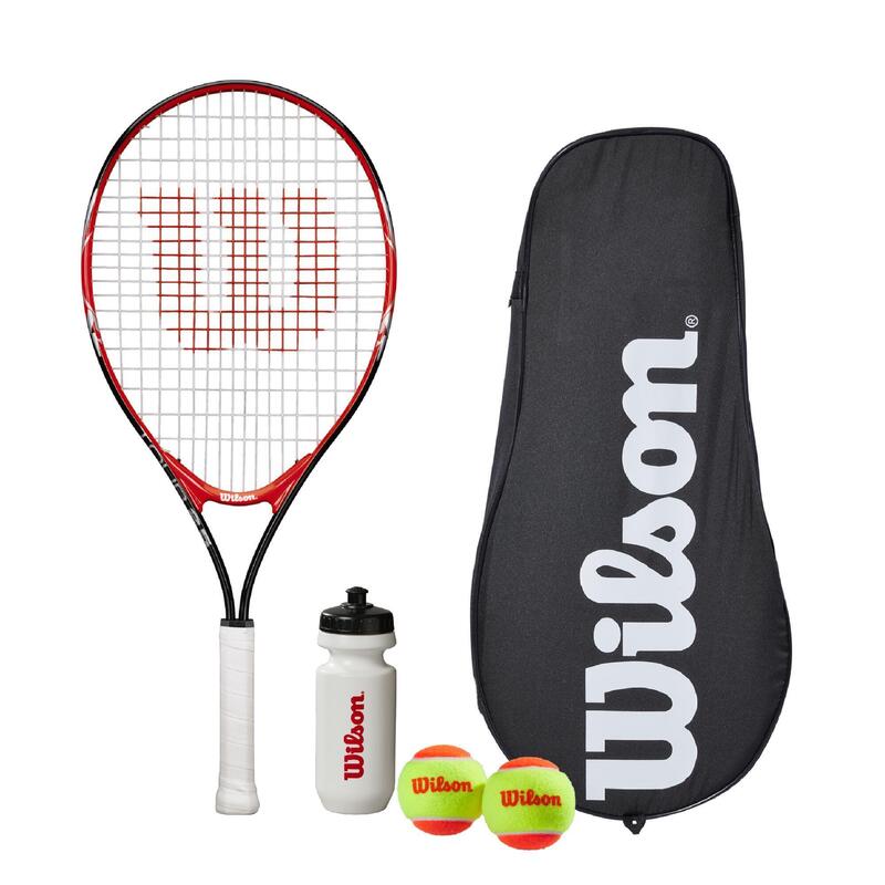 Wilson Federer Tour 25" Tennis Set, includes Racket, Water Bottle, 2 Tennis Ball