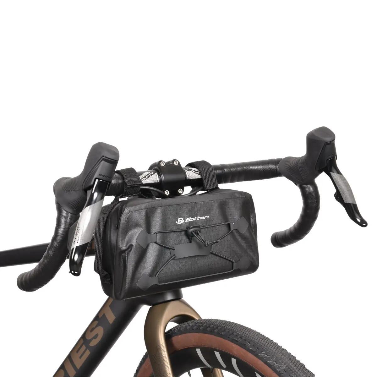 Torba rowerowa na kierownicę, BUDDY 3.75 l, czarna 2/7