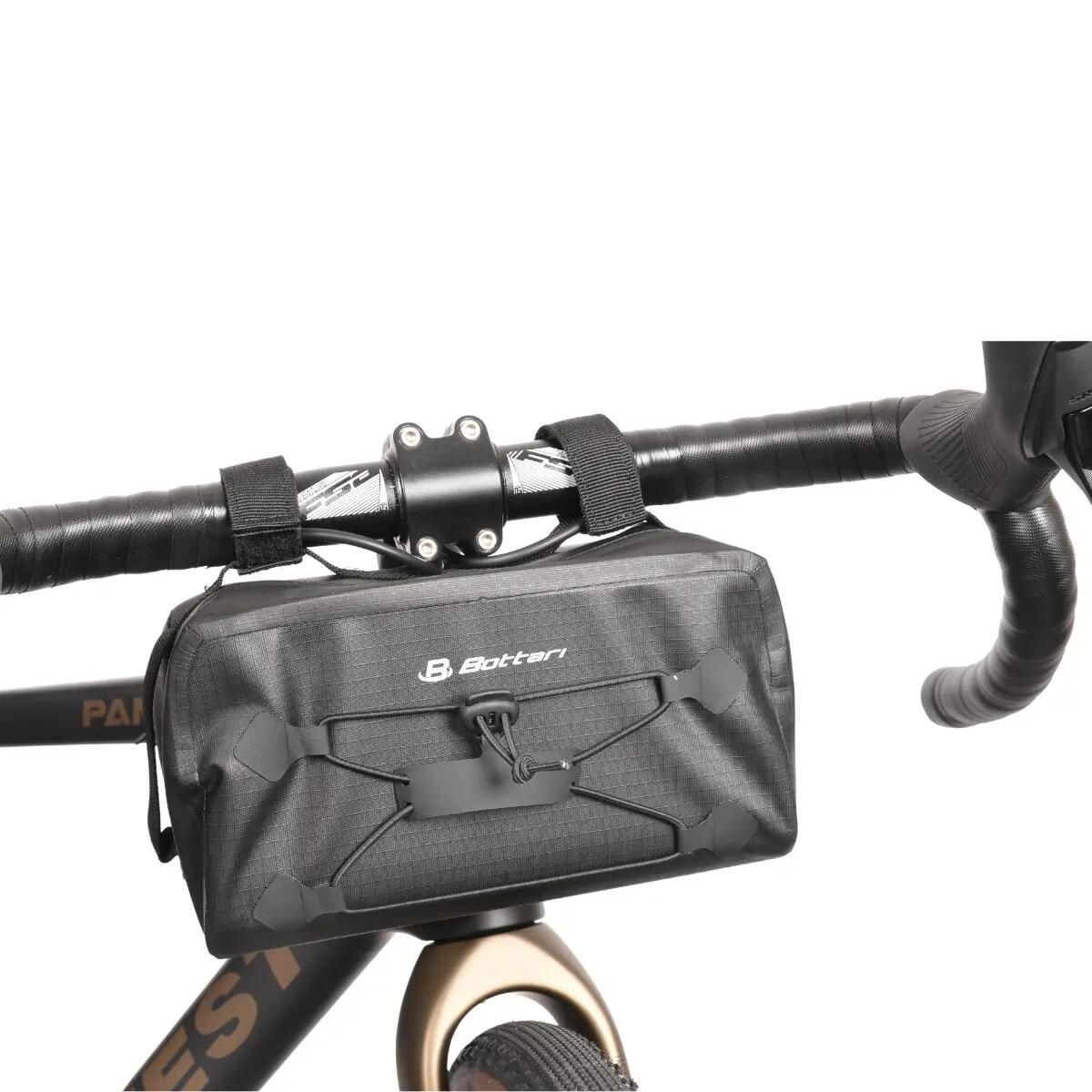 Torba rowerowa na kierownicę, BUDDY 3.75 l, czarna 5/7