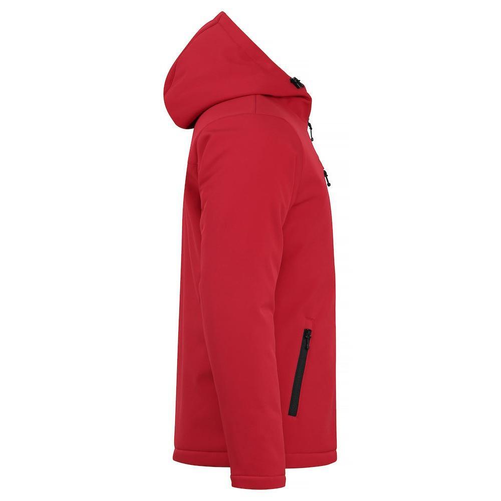 Mens Padded Soft Shell Jacket (Red) 4/6