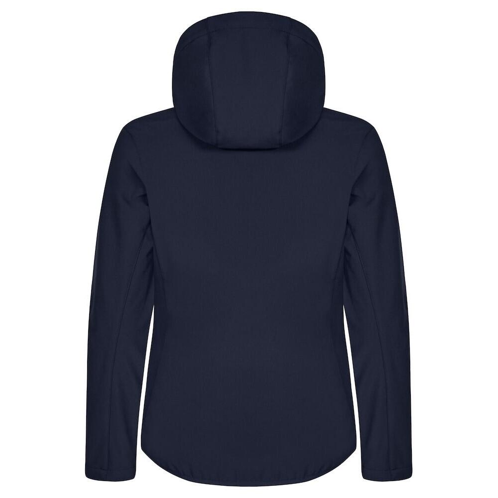 Womens/Ladies Classic Soft Shell Jacket (Dark Navy) 2/4