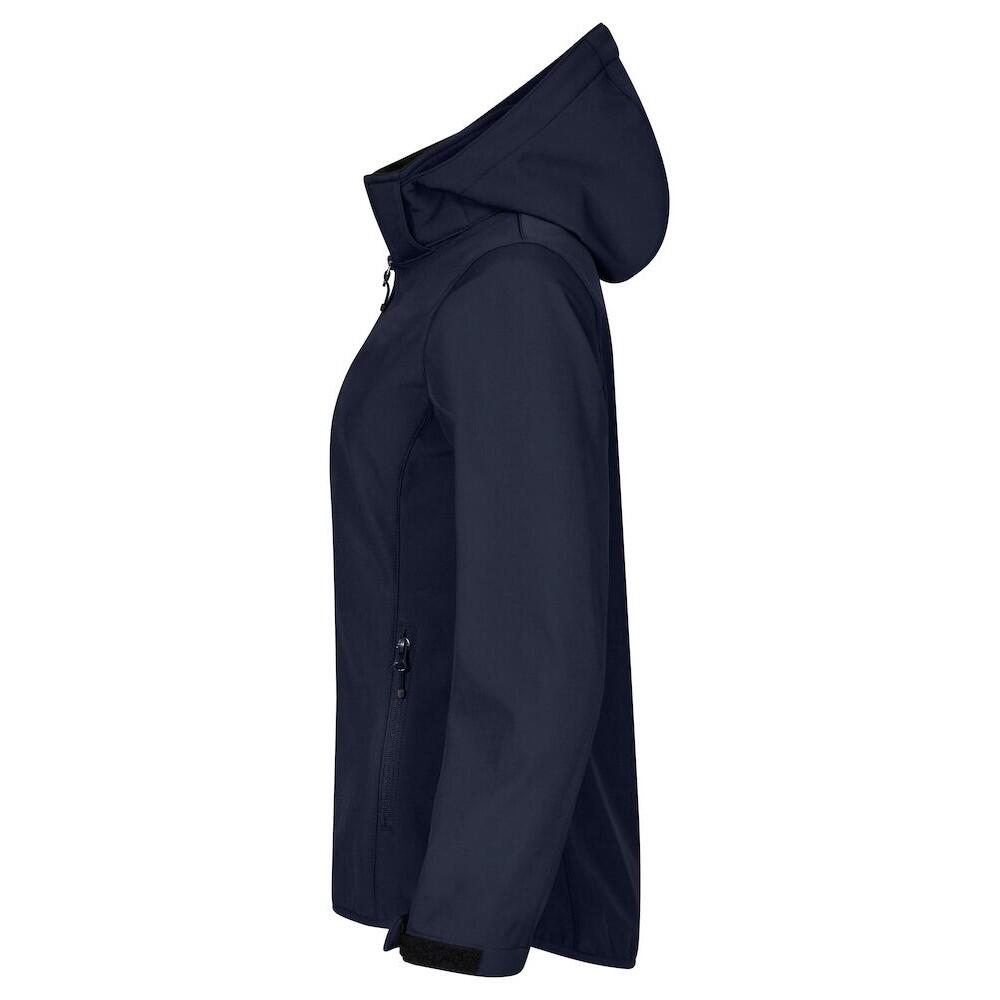 Womens/Ladies Classic Soft Shell Jacket (Dark Navy) 4/4