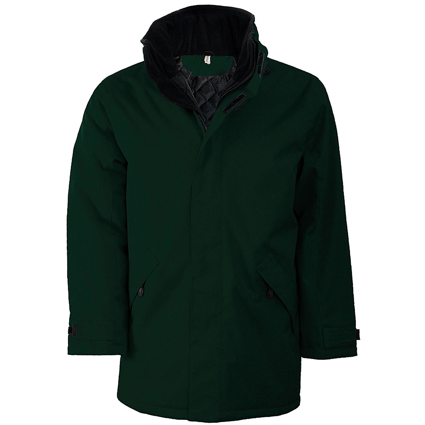 Parka Homme (Vert Forêt/Noir) 2/2