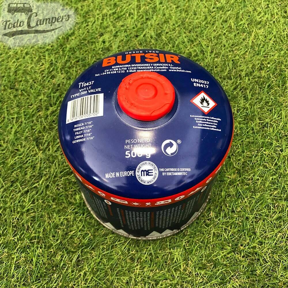 Cartucho de gas B-500 de rosca 7/16 Butsir 4/5