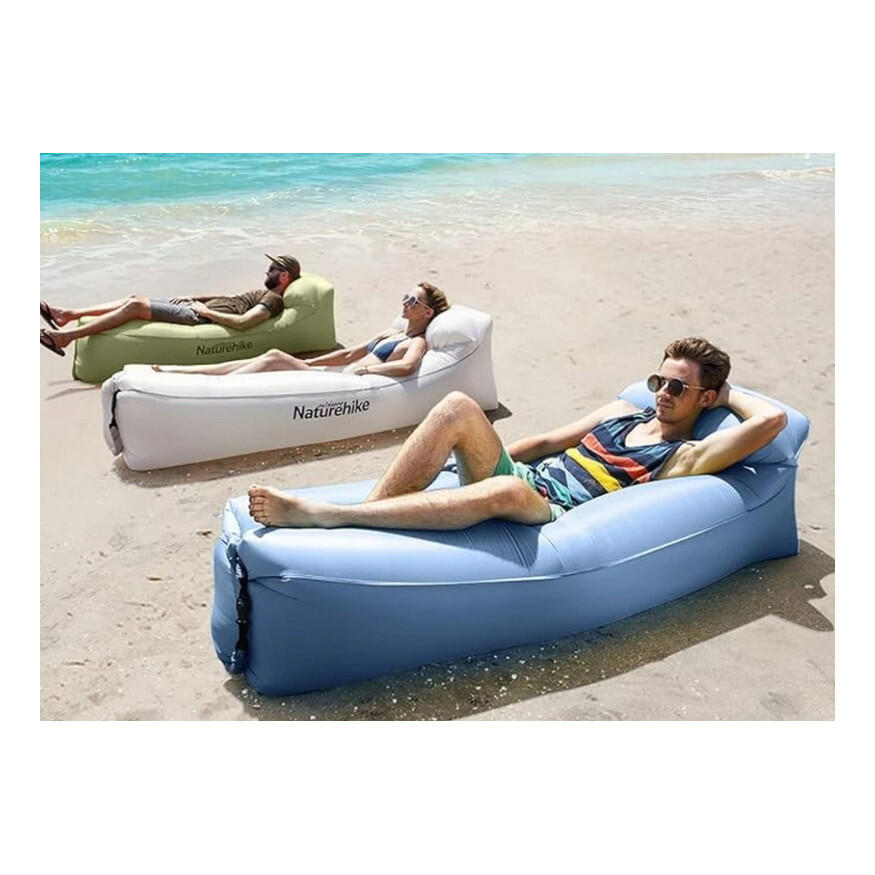 Naturehike Inflatable air sofa with pillow blue 5/7