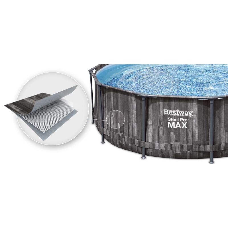 Basen ogrodowy stelażowy 427 x 107 zestaw 17w1 Bestway 5614Z