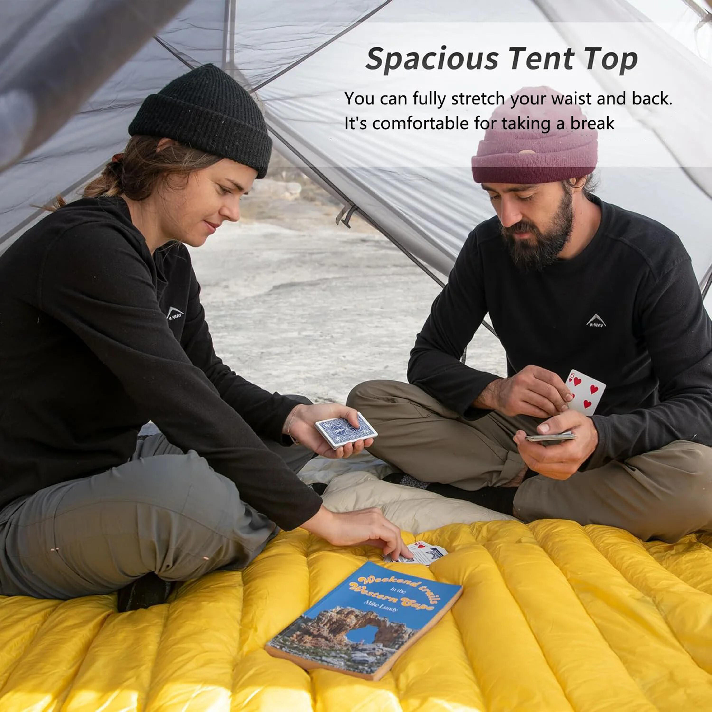 Tienda de campaña ultraligera 2 personas Naturehike Mongar impermeable azul 3/7