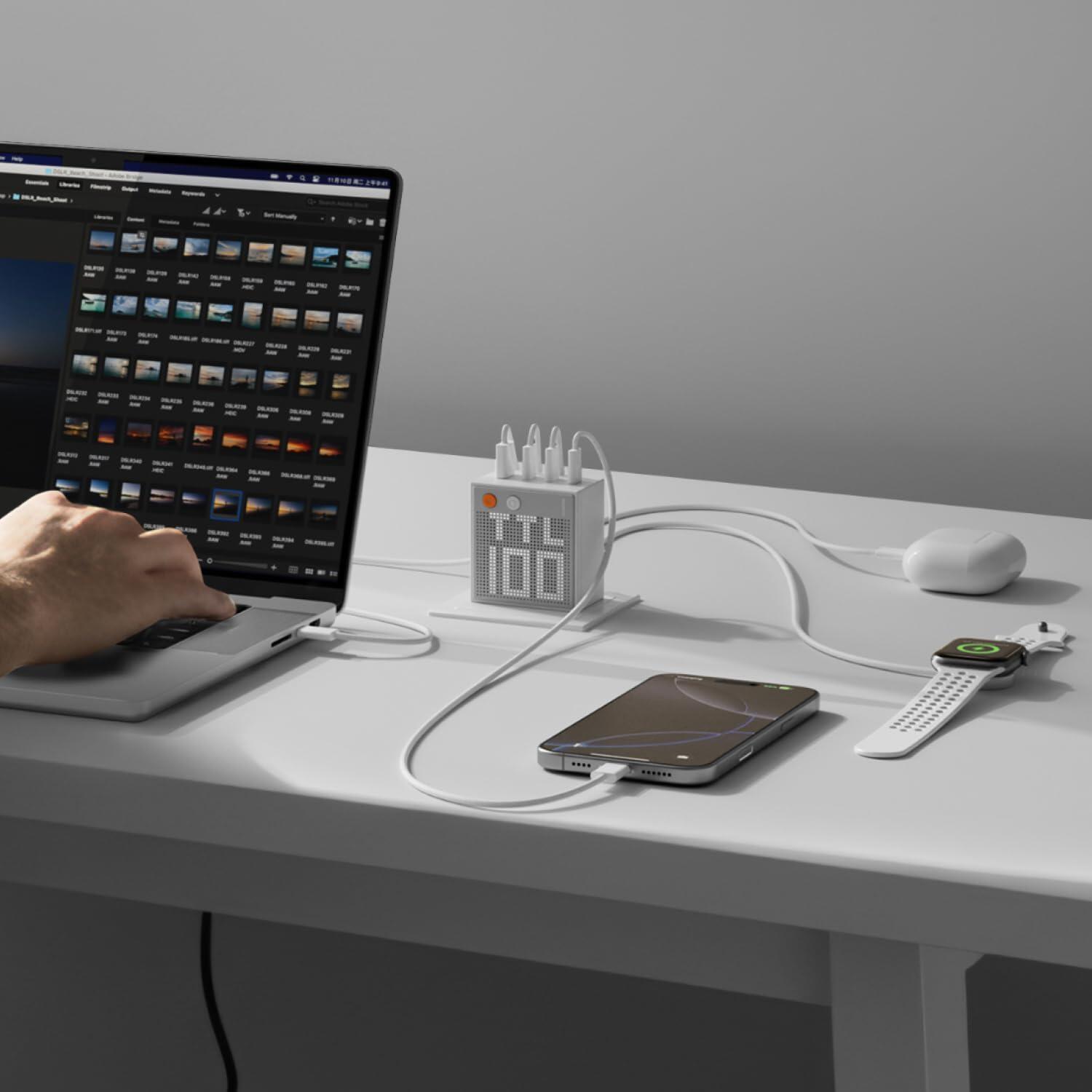 Pixel Chargeur USB-C 100W 4 Ports GaN Charge Rapide 7/7