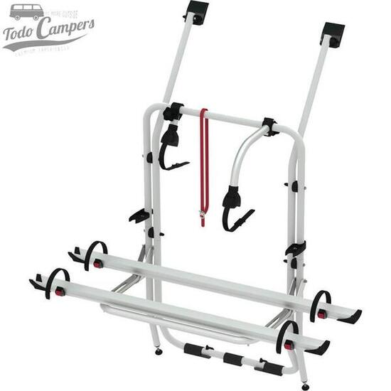 Porte-vélos Fiamma Carry-Bike pour VW T4 avec hayon arrière, 4 vélos.