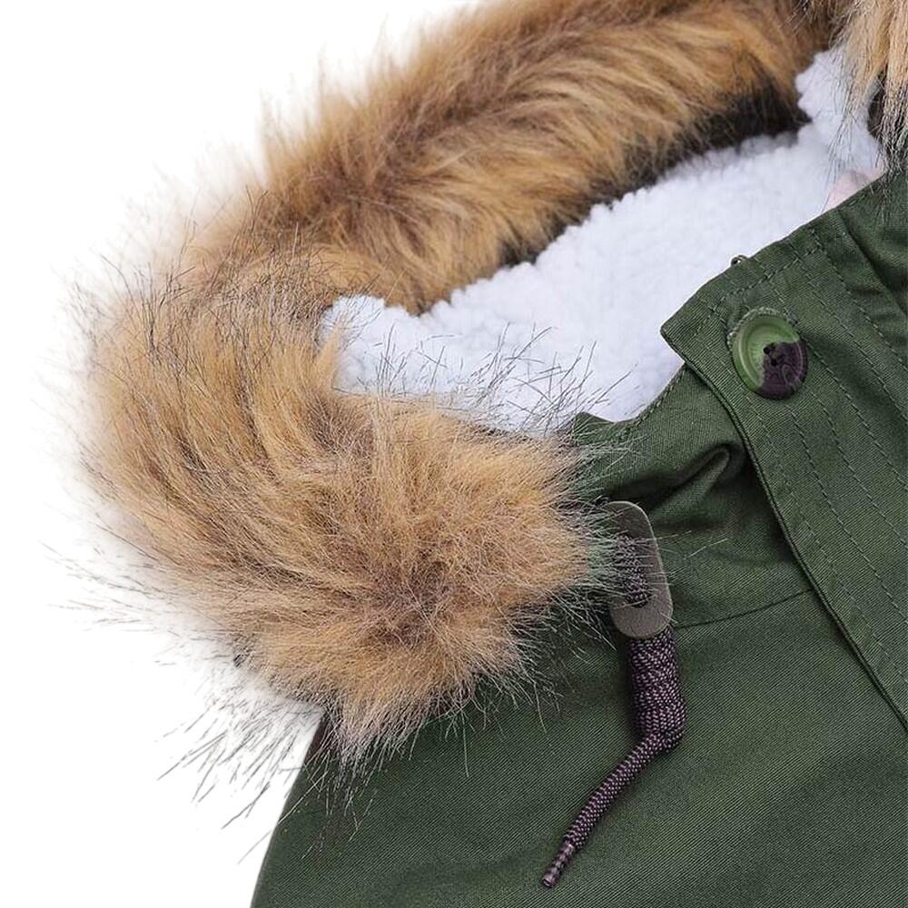 Parka für , SherpaFutter Herren Khakigrün 3/5