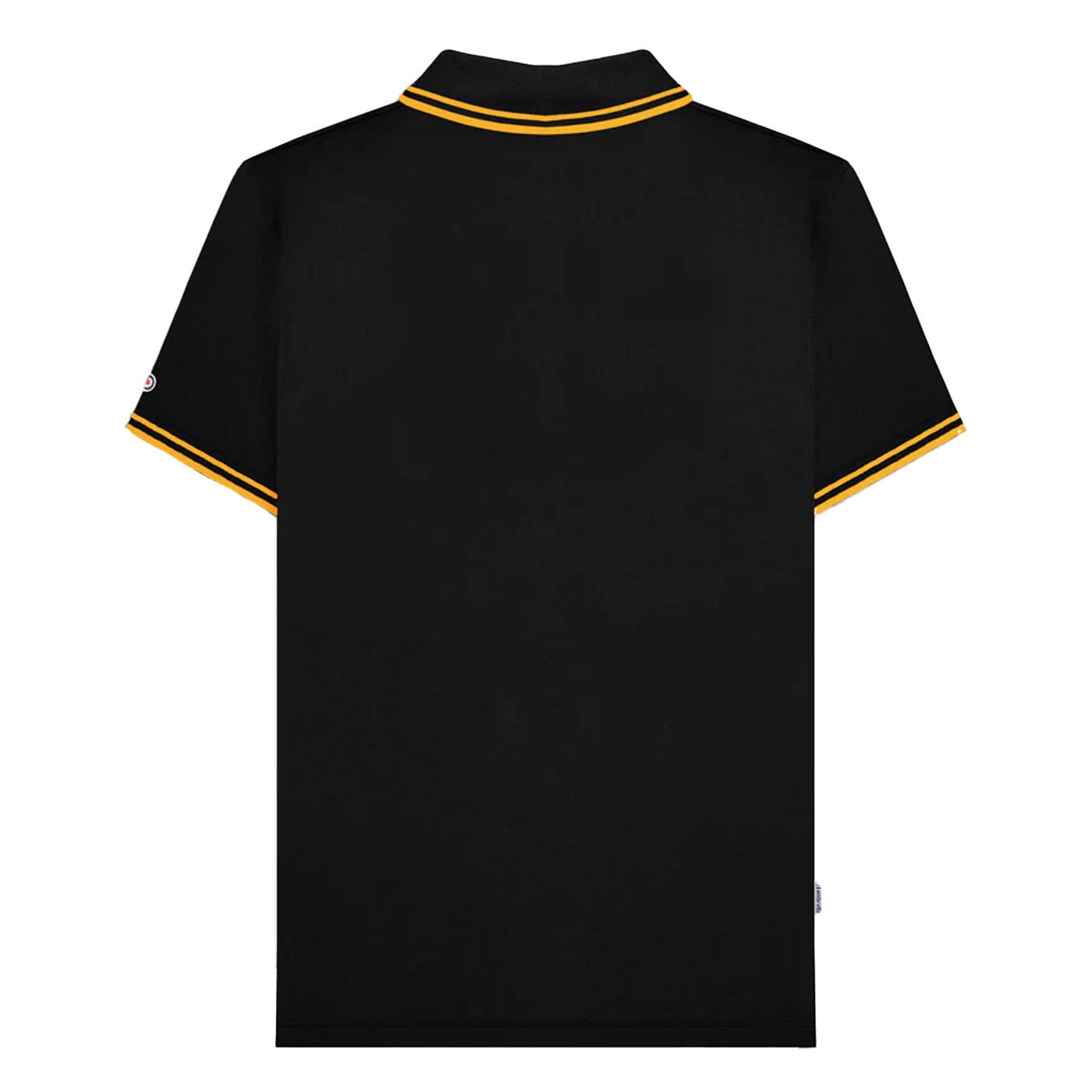 "SS25" Poloshirt für Herren Schwarz/Gold 3/3